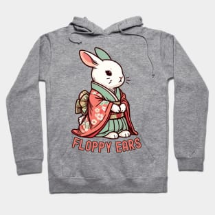 Cute rabbit wit kimono Hoodie